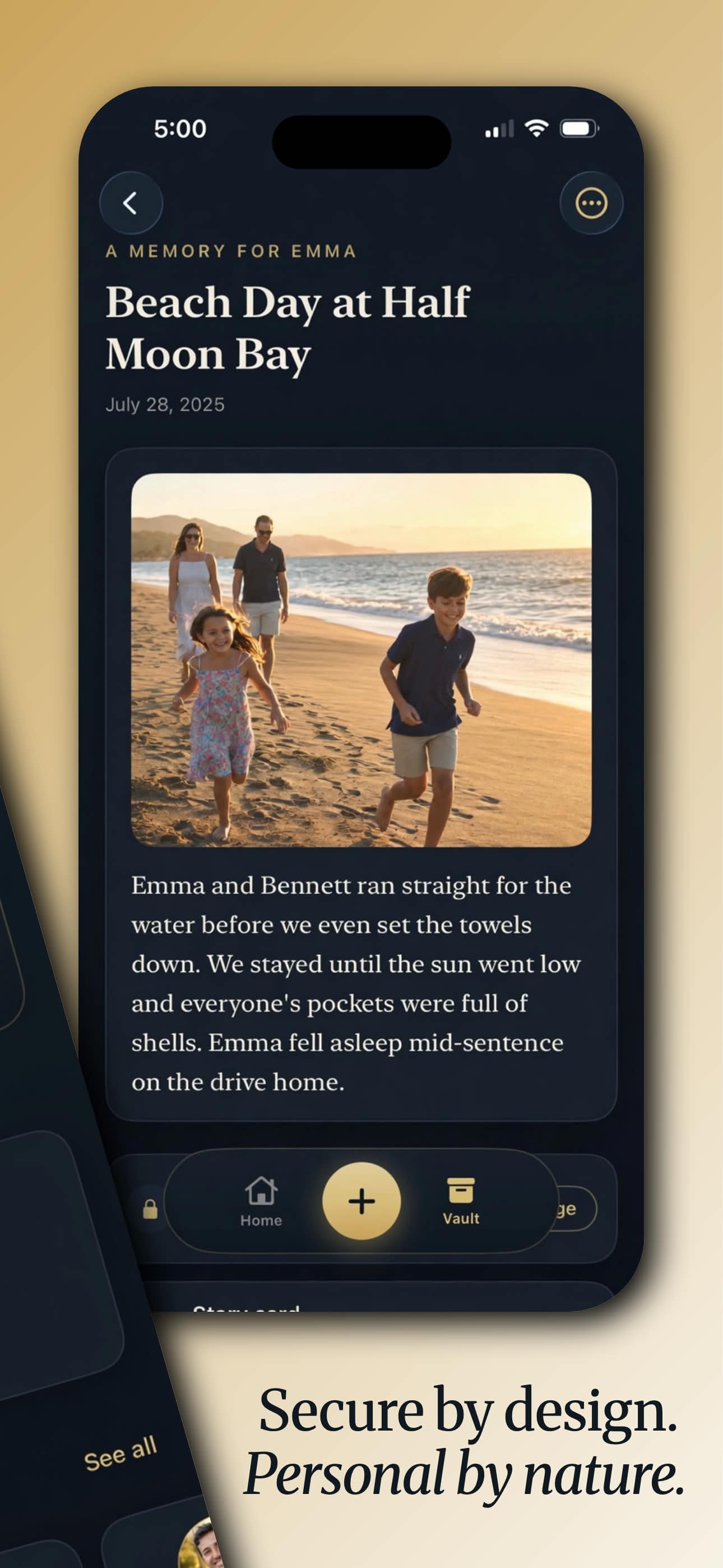 Saved family memory in dearest.
